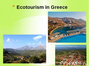 Ecotourism in Greece