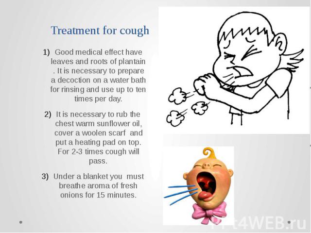 Treatment for cough