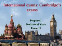 International exams: Cambridge’s exams