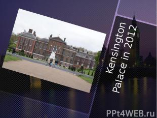 Kensington Palace in 2012