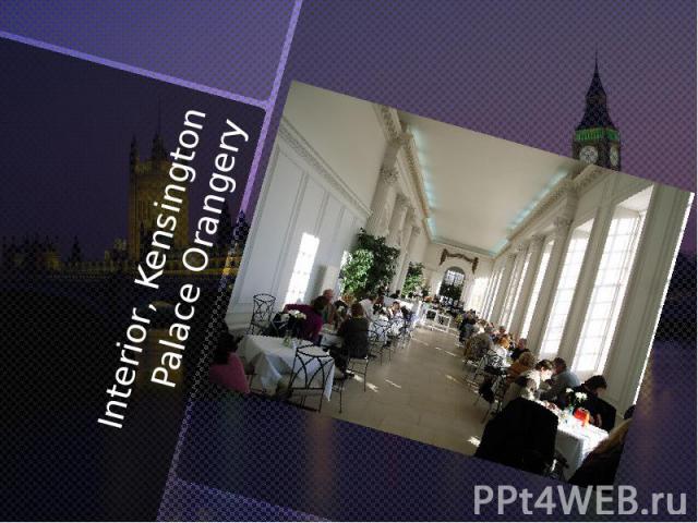 Interior, Kensington Palace Orangery
