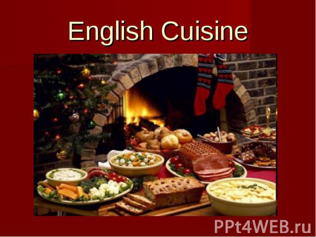 English Cuisine