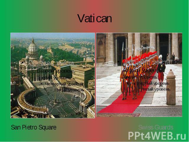 Vatican San Pietro Square