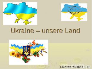 Ukraine – unsere Land Chirowa Wiktoria 10-B
