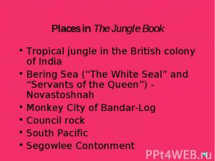 Tropical jungle in the British colony of India Tropical jungle in the British co