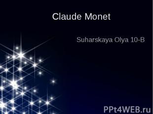 Claude Monet Suharskaya Olya 10-B