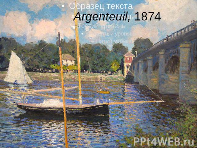 Argenteuil, 1874
