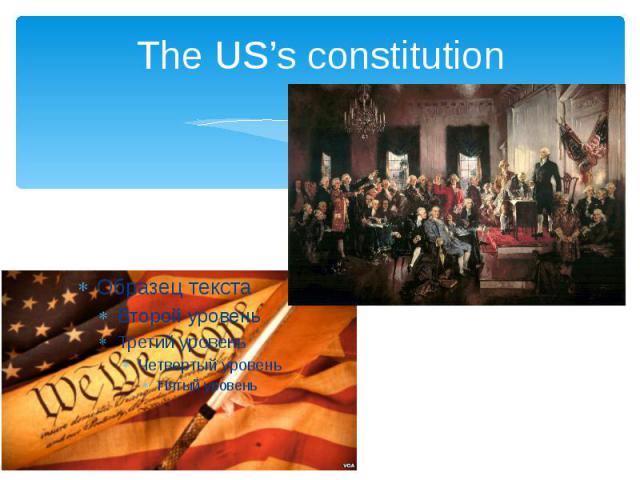 The US’s constitution