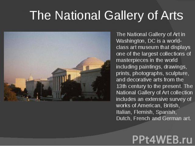 The National Gallery of Arts