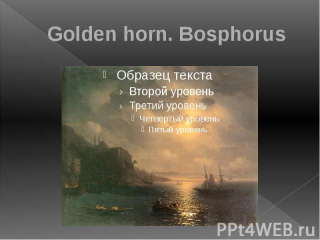 Golden horn. Bosphorus