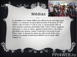 Médias Le quotidien Nice-Matin diffuse une édition locale spécifique pour Cannes