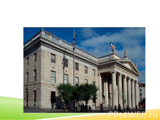 General Post Office, Dublin. Centre of the Easter Rising