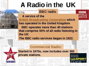 A Radio in the UK