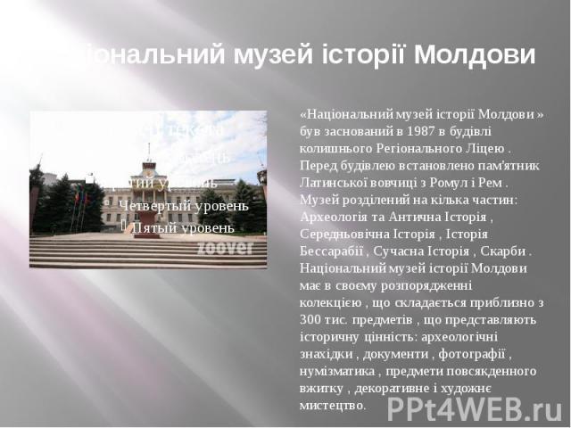 Національний музей історії Молдови