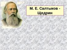 М. Е. Салтыков - Щедрин