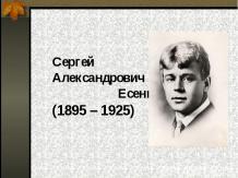 Знакомство с биографией и творчеством поэта С.А.Есенина
