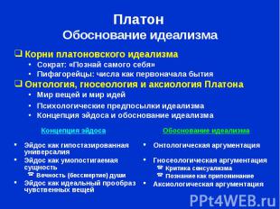 Эйдос как гипостазированная универсалия Эйдос как гипостазированная универсалия