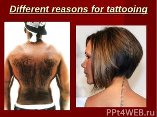 Different reasons for tattooing