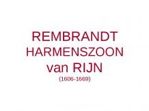 Рембрандт, нидерландский художник