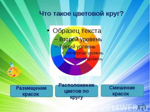 Что такое цветовой круг?