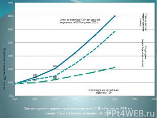 Оценка спроса и энергосбережения первичных ТЭР в России до 2030 г. в Оценка спро