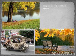 Parks of Saratov