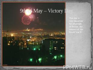 9th of May – Victory Day