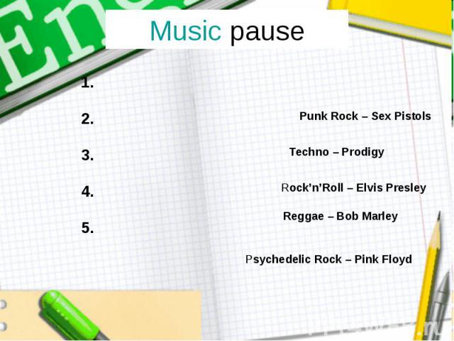 Music pause