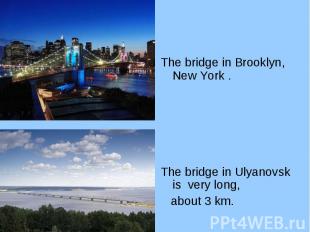 The bridge in Brooklyn, New York . The bridge in Brooklyn, New York . The bridge