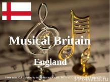 MUSICAL BRITAIN - ENGLAND (МУЗЫКАЛЬНАЯ ВЕЛИКОБРИТАНИЯ - АНГЛИЯ)