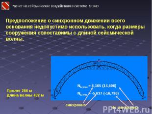 Расчет на сейсмические воздействия в системе SCAD