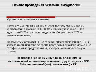 Организация проведения государственной итоговой аттестации по образовательным пр