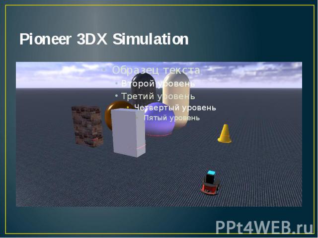 Pioneer 3DX Simulation