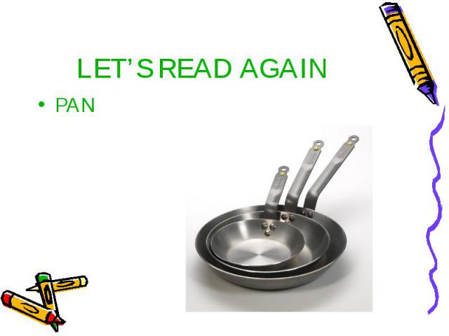 LET’S READ AGAIN PAN