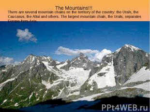The Mountains!!!