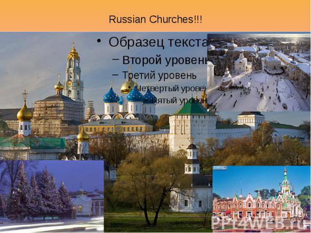 Russian Churches!!!