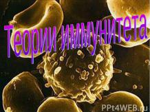 Теории иммунитета