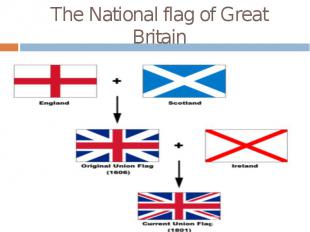 The National flag of Great Britain