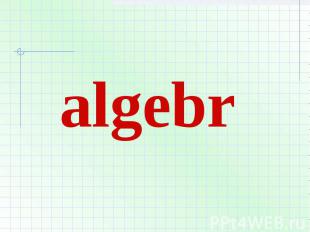 algebr